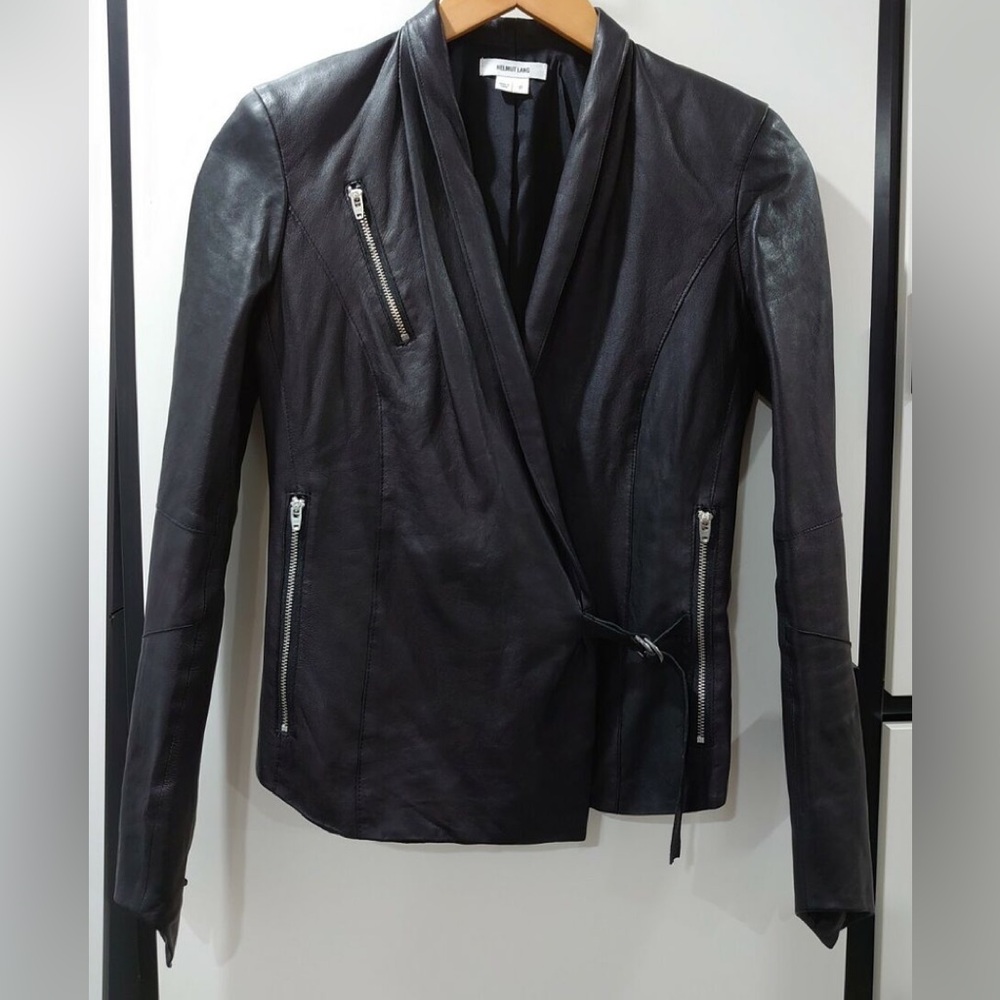 Helmut Lang leather jacket